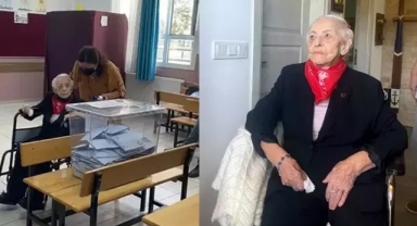101 yaşındaki seçmen, oyunu kullandı