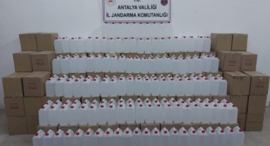 7 ton sahte alkol ele geçirildi