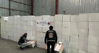 8 milyon 970 bin boş makaron ele geçirildi