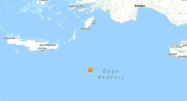 Akdeniz'de deprem