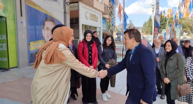Çelik, Elmalı'da ziyaretlerde bulundu