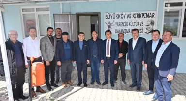 Dedesinin köyüne gitti