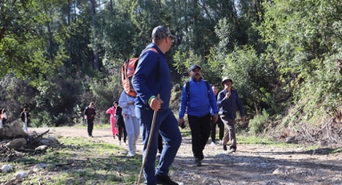 Doğa yürüyüşü yaptılar
