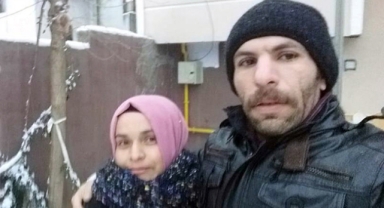 Eşinin üstünde sigara söndürmüş