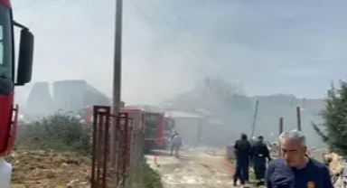 Isı yalıtım fabrikasında yangın