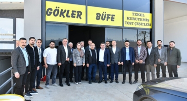 Kıvrım esnafı gezdi