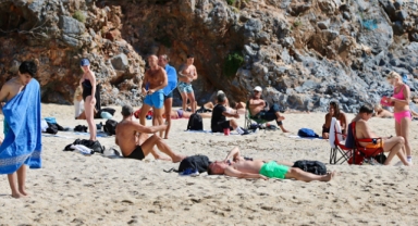 Mart ayında deniz keyfi