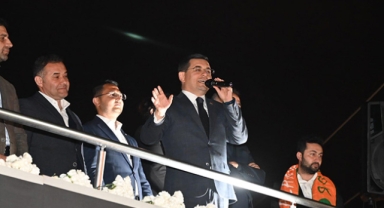 Miting gibi ziyaret!