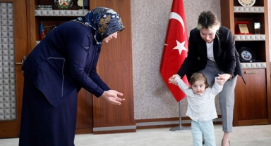 Mucize bebeğin ilk adımları