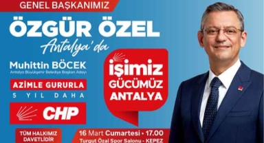 Özgür Özel’in mitingine davet