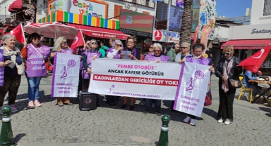 Pembe otobüse hayır!