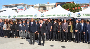 Serik'te şehitler anıldı