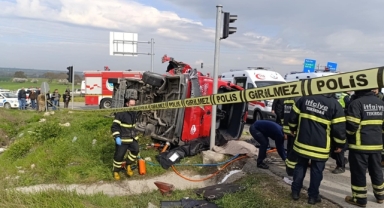 Tekirdağ'a feci kaza! 5 kişi öldü, 10 kişi yaralandı