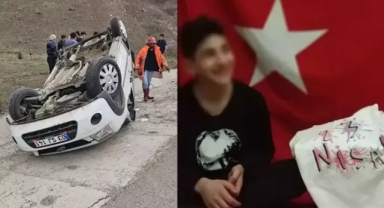 17 yaşındaki sürücü, kaçırdığı arabayla kaza yaptı