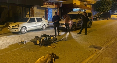 2 motosiklet çarpıştı