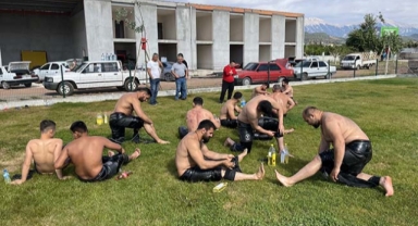 Pehlivanların sezon hazırlığı