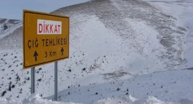 Meteoroloji uyardı! O bölgeler için çığ uyarısı