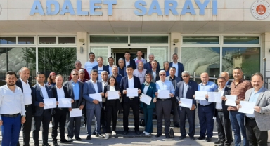 Muhtarlar mazbata aldı