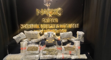 Polis 34 kilogram esrar ele geçirdi