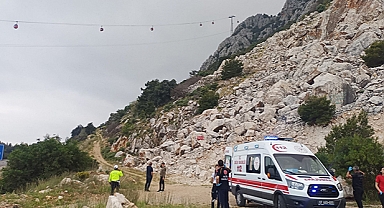 Teleferik faciası: 1 ölü... İşte o görüntüler