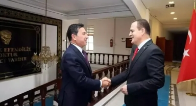 Vali Akbıyık'a, Başkan Aras'tan ziyaret