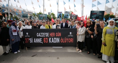 Antalyalı kadınlardan Gazze için eylem