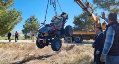 ATV'nin altında canından oldu