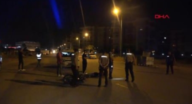 Gençlerin yarışı kazayla sonlandı