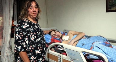 Kaza yaptı, yatağa bağımlı oldu