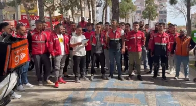 Kuryelerden ‘Adalet’ eylemi