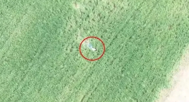 Polisten kaçtılar, drondan kaçamadılar