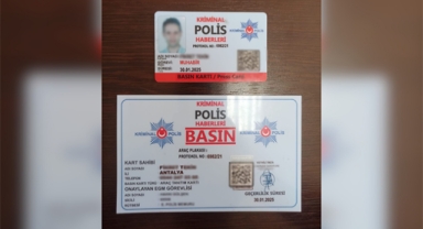 Sahte basın kartına gözaltı