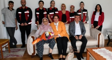 Şehit anneleri unutulmadı