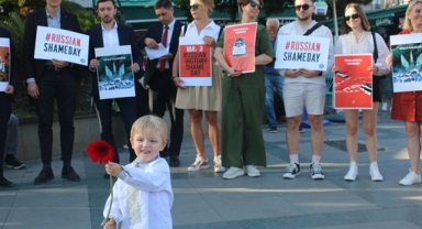Ukraynalılar ‘Zafer Günü’nü kutladı