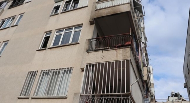 Üst kattan atılan izmarit yangına sebep oldu