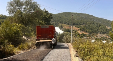 Gazipaşa'da asfalt çalışması