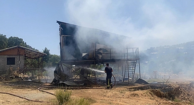 Gazipaşa'da yangın! Maddi hasar oluştu