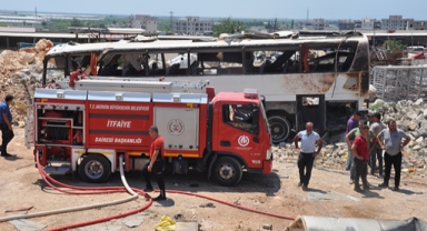Hurdalıkta çıkan yangın söndürüldü