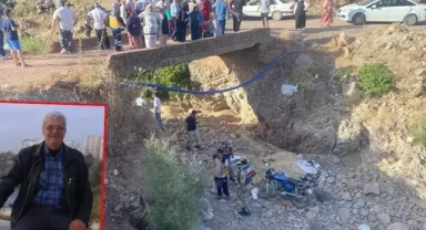 Köprüden düşen motosikletin sürücüsü öldü