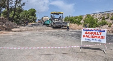 Kurban pazarı yoluna asfalt