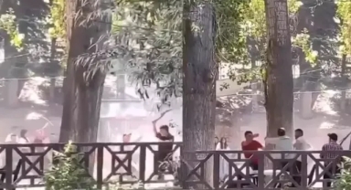 Tarım işçileri ve esnaf birbirine girdi
