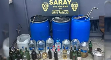 174 litre sahte içki ele geçirildi