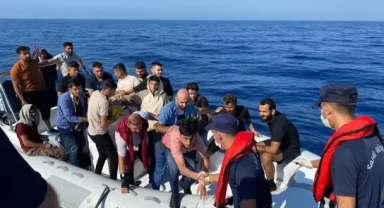 25 kaçak göçmen kurtarıldı