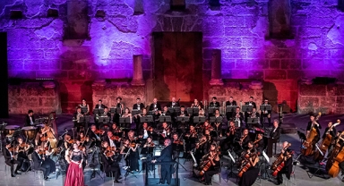 Aspendos'ta festival hazırlığı