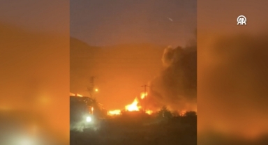 Bal deposunda yangın