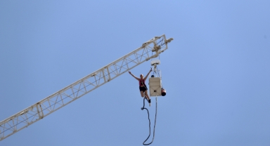 'Bungee Jumping' heyecanı