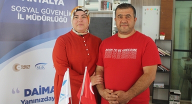 Emekli, tatil için Antalya’yı seçti