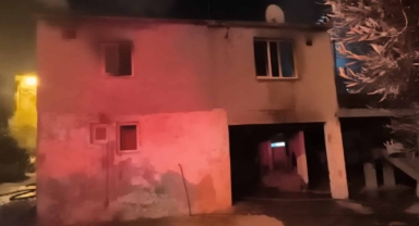 Evde çıkan yangın söndürüldü