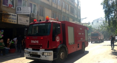 Evde çıkan yangın söndürüldü