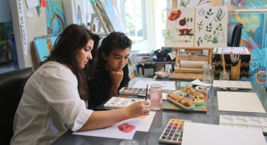 Genç ressamın sanat serüveni